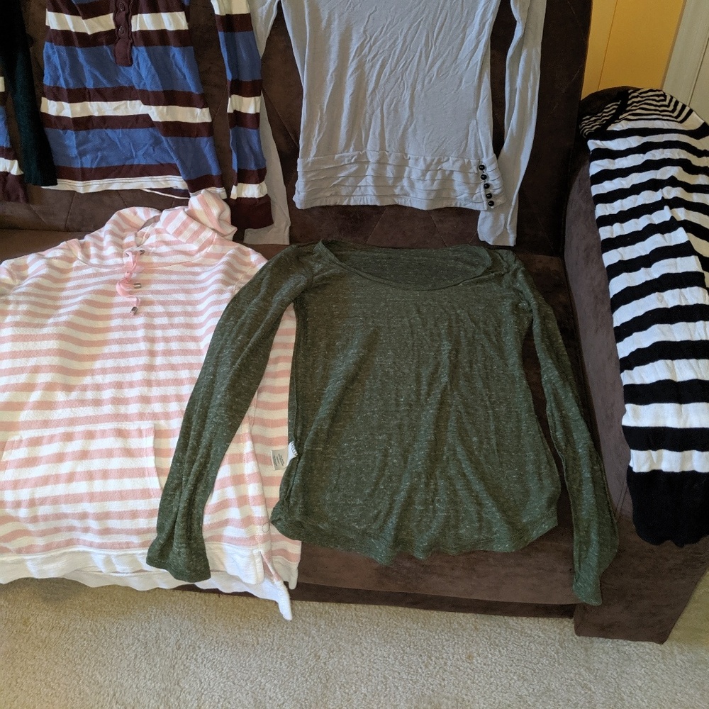 8 size small shirts 1 size small dress
